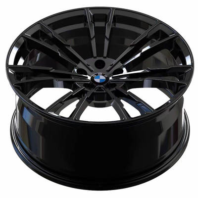 20" negro brillante forjó las ruedas para BMW 5 series