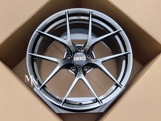 El abeto del BBS de Diamond Silver forjó al peso ligero de aluminio de las ruedas 6061-T6
