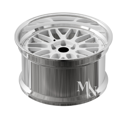 2 piezas de ruedas personalizadas forjadas BBS LM LMR LeMans Cinturones de oro para BMW 370z 350z