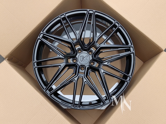 Vossen HF7 Ruedas negras brillantes para Audi RS6 C5 C6 C7 C8 18 19 20 21 22 pulgadas