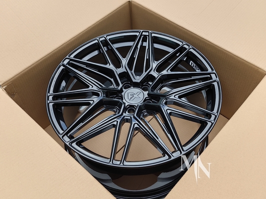 Vossen HF7 Ruedas negras brillantes para Audi RS6 C5 C6 C7 C8 18 19 20 21 22 pulgadas