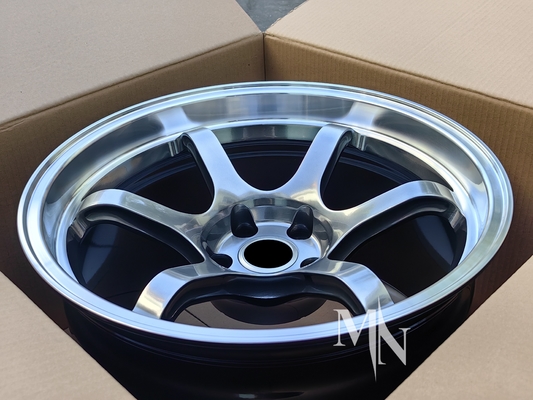 Ruedas Advan R6 para Nissan GTR R32 R33 R34 R35 18 19 20 pulgadas de edición negra llantas de aleación