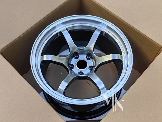 Ruedas Advan R6 para Nissan GTR R32 R33 R34 R35 18 19 20 pulgadas de edición negra llantas de aleación