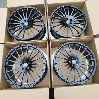 Hamann Aniversario de las ruedas forjadas profundas cóncavas Satin negro