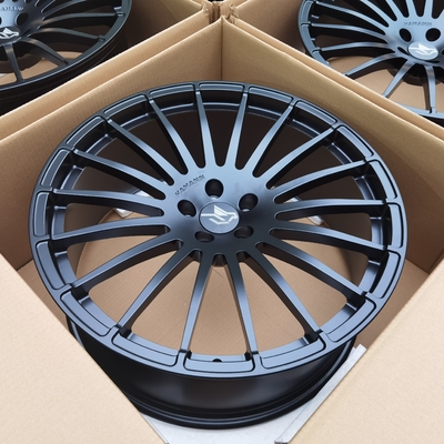 Hamann Aniversario de las ruedas forjadas profundas cóncavas Satin negro