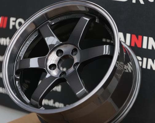 Rays Volk Racing ruedas forjadas Te37 SL doble negro Deep Dish