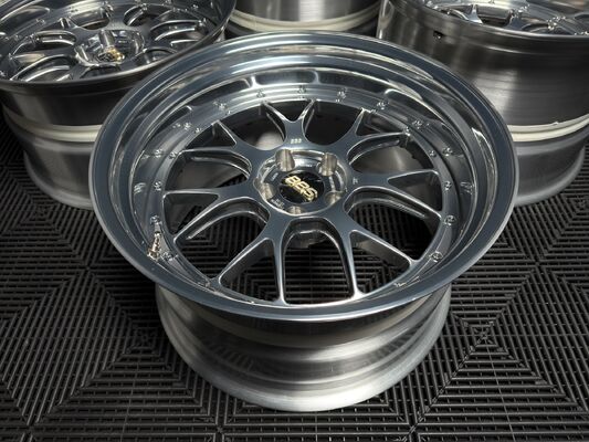 BBS LM Cromo de plata pulida para Nissan GTR R35